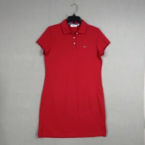 Vineyard Vines Polo Dress Womens Small Red Preppy Coastal Casual Golf Summer